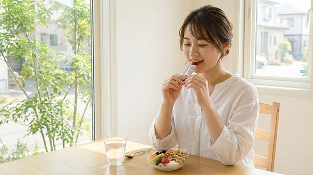 朝食のフルーツ代わりに